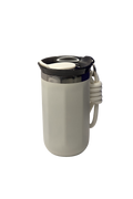 White 350ml travel coffee cup