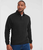 Russell Athletic Heavy Duty Collar Sweatshirt - Black