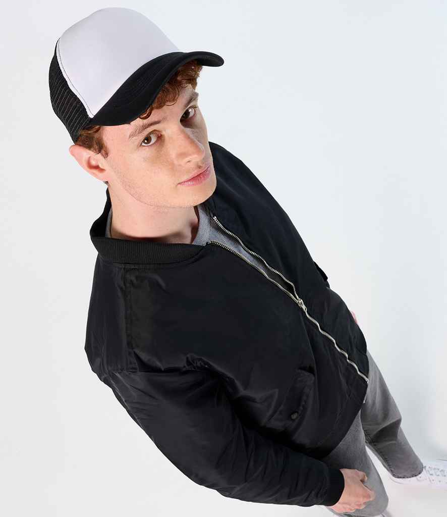 SOL'S Bubble Contrast Cap - White/Black