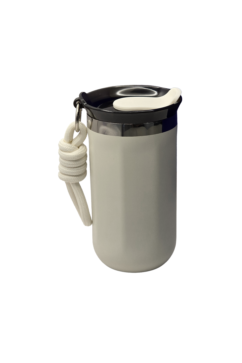 White 350ml travel coffee cup