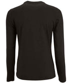 SOL'S Ladies Imperial Long Sleeve T-Shirt - Deep Black