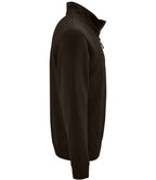 SOL'S Stan Contrast Zip Neck Sweatshirt - Black
