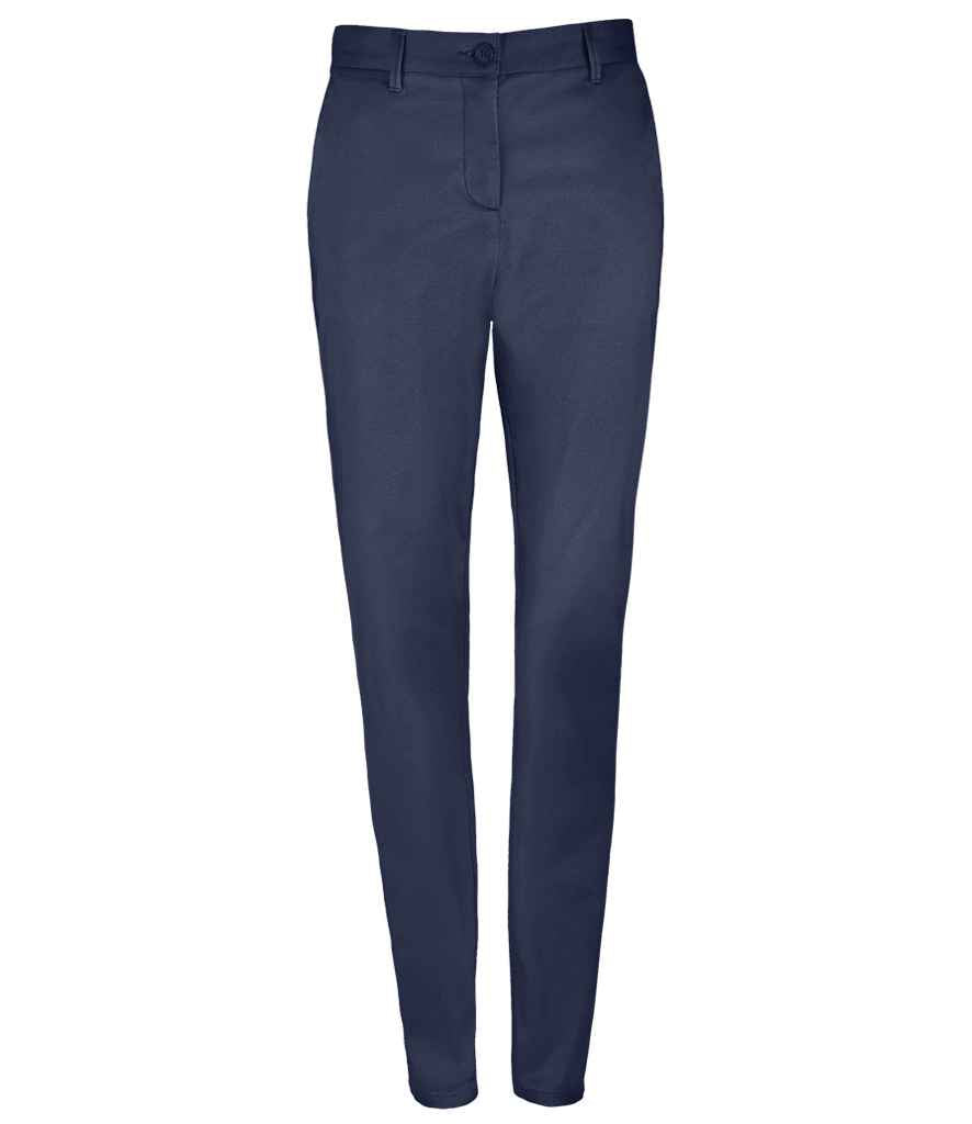 SOL'S Ladies Jared Stretch Trousers - French Navy