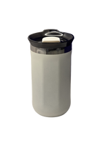 White 350ml travel coffee cup