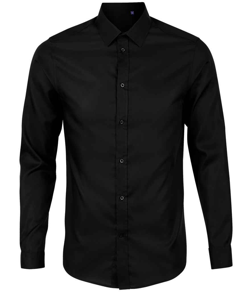 NEOBLU Blaise Long Sleeve Shirt - Deep Black