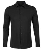 NEOBLU Balthazar Jersey Long Sleeve Shirt - Deep Black