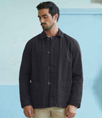 NEOBLU Mael Workwear Utility Jacket - Deep Black
