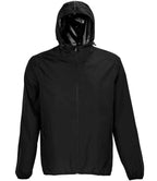 NEOBLU Unisex Andrea Waterproof Windbreaker Jacket - Deep Black