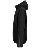 NEOBLU Unisex Andrea Waterproof Windbreaker Jacket - Deep Black