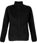 SOL'S Ladies Factor Recycled Micro Fleece Jacket - Black