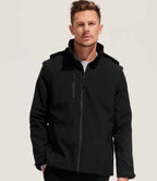 SOL'S Unisex Falcon 3-in-1 Soft Shell Jacket - Black