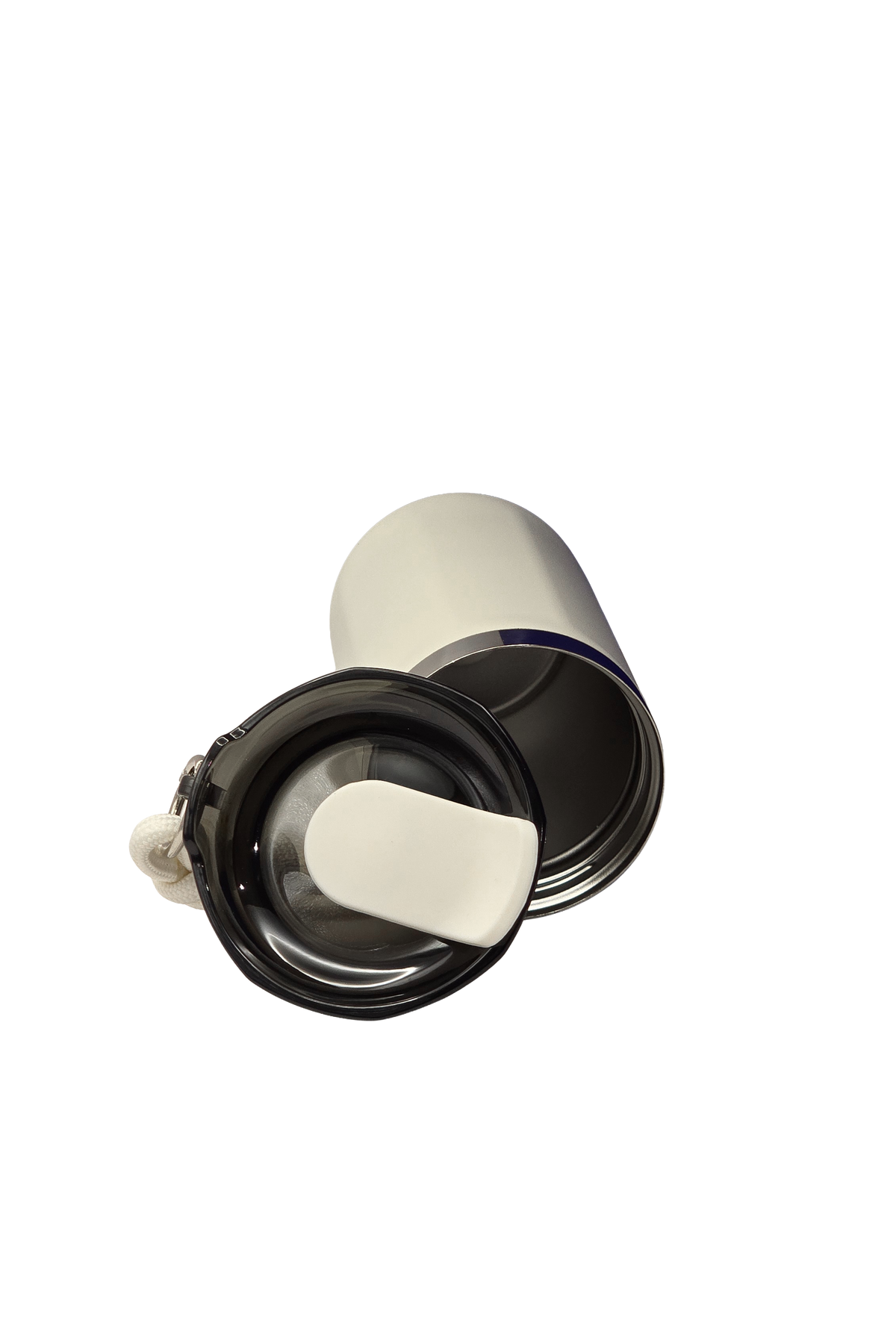 Personalised 350ml travel coffee cup, matte white