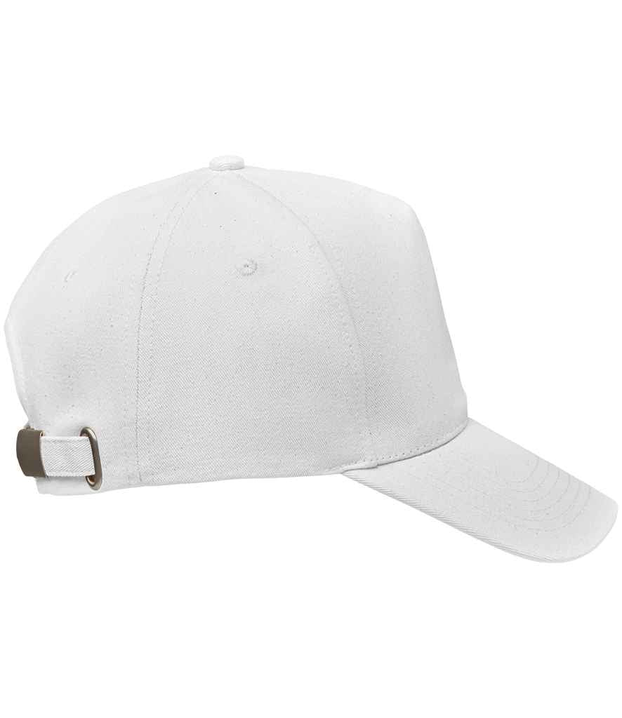 SOL'S Seoul 5 Panel Cap - White