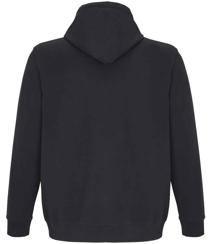 SOL'S Unisex Calipso Full Zip Hoodie - Black