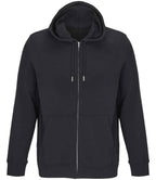 SOL'S Unisex Calipso Full Zip Hoodie - Black