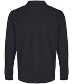 SOL'S Unisex Pacific Long Sleeve Piqué Polo Shirt - Black
