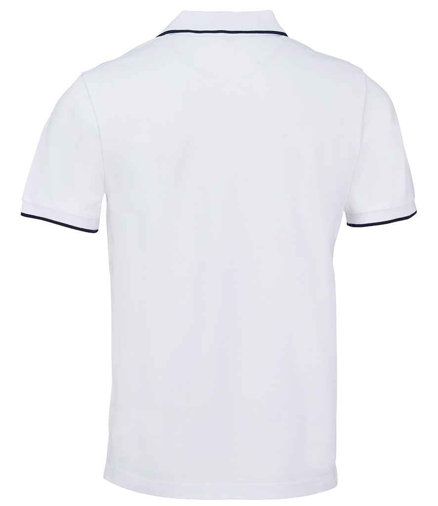 SOL'S Unisex Palermo Polo Shirt - White/French Navy