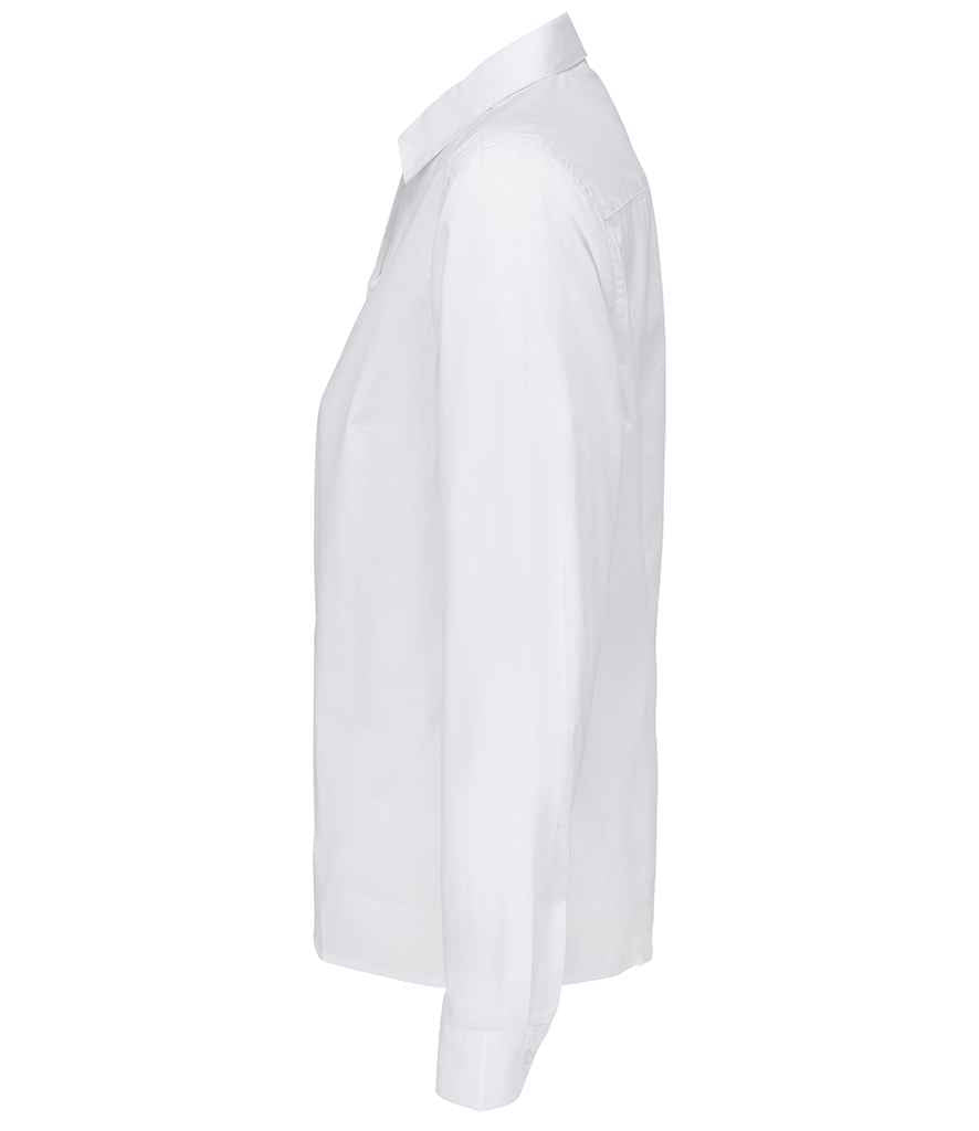 SOL'S Ladies Bailey Long Sleeve Poplin Shirt - White
