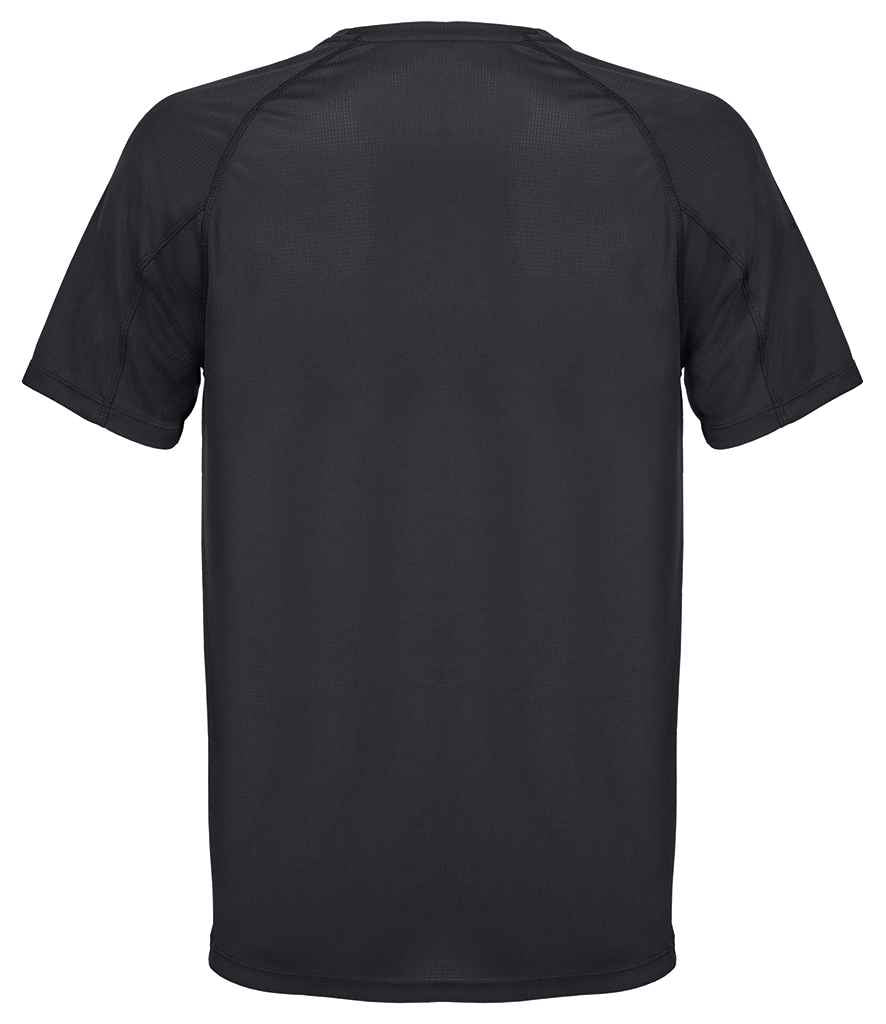 SOL'S Vortex Ripstop Performance T-Shirt - Black