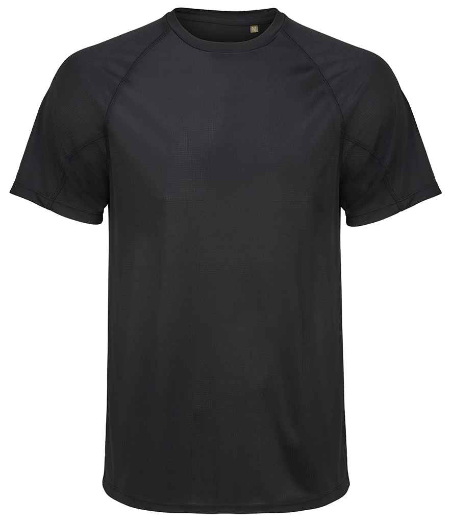 SOL'S Vortex Ripstop Performance T-Shirt - Black