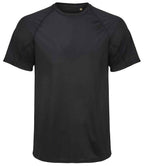 SOL'S Vortex Ripstop Performance T-Shirt - Black