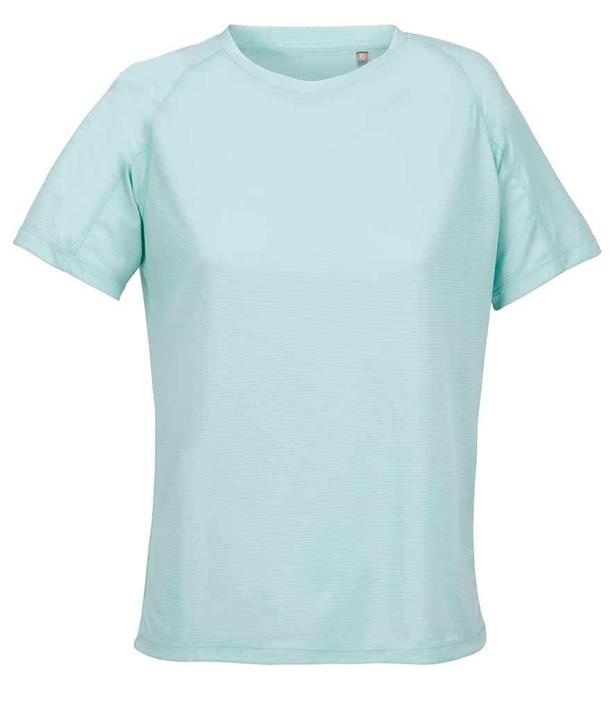 SOL'S Ladies Vortex Ripstop Performance T-Shirt - Arctic Blue