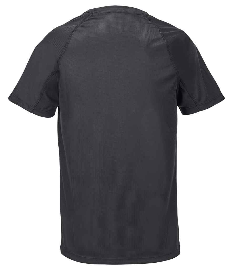 SOL'S Ladies Vortex Ripstop Performance T-Shirt - Black