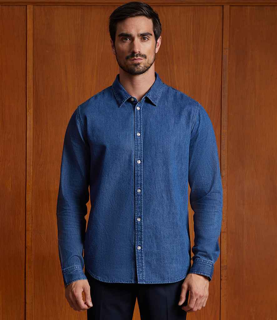 NEOBLU Bennett Denim Shirt - Stonewash Denim