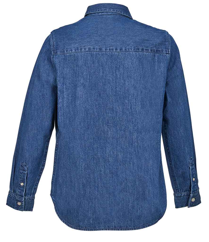 NEOBLU Ladies Bennett Denim Shirt - Stonewash Denim