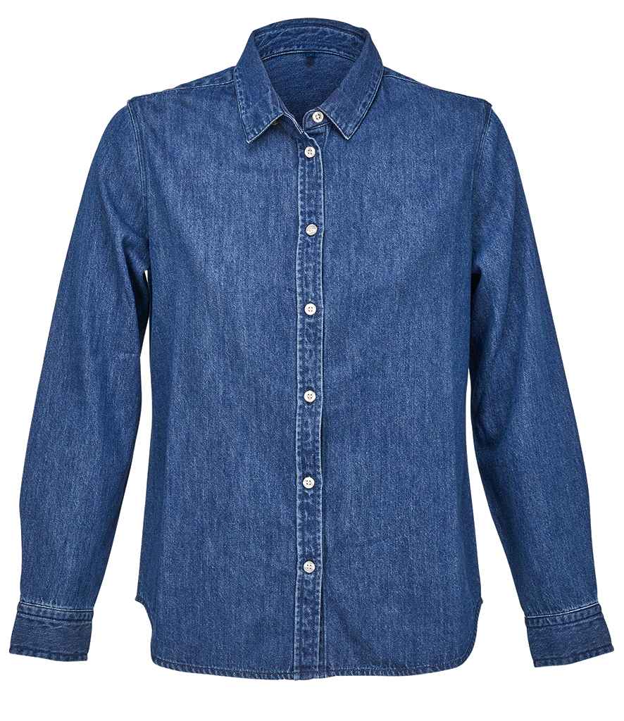 NEOBLU Ladies Bennett Denim Shirt - Stonewash Denim