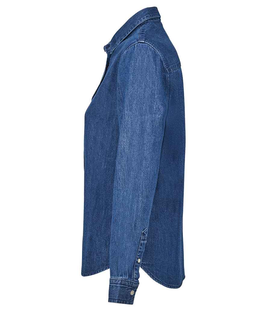 NEOBLU Ladies Bennett Denim Shirt - Stonewash Denim
