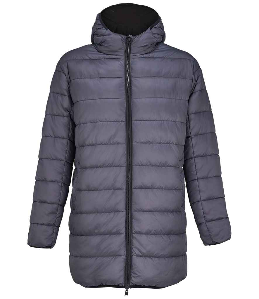 SOL'S Unisex Reverse Parka Jacket - Black
