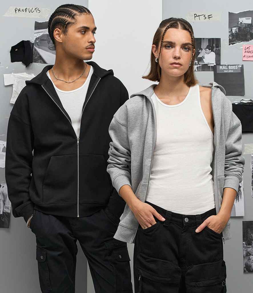 SOL'S Unisex Jelo Zipped Hoodie - Black