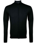 SOL'S Gordon Full Zip Cotton Acrylic Cardigan - Black