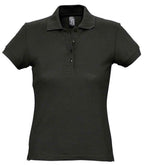 SOL'S Ladies Passion Cotton Piqué Polo Shirt - Black