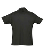SOL'S Summer II Cotton Piqué Polo Shirt - Black