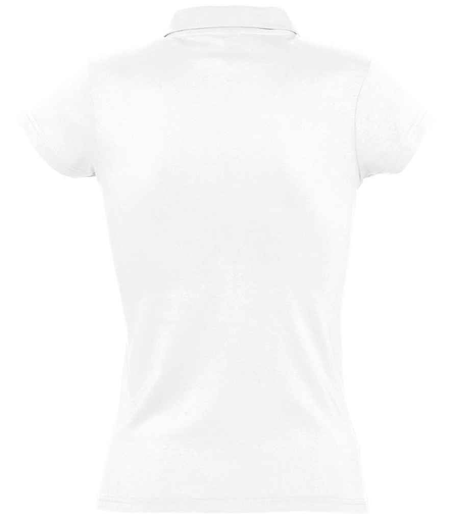 SOL'S Ladies Prescott Cotton Jersey Polo Shirt - White