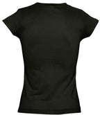 SOL'S Ladies Moon V Neck T-Shirt - Deep Black