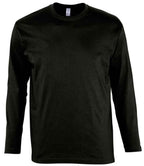 SOL'S Monarch Long Sleeve T-Shirt - Deep Black