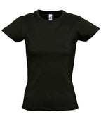 SOL'S Ladies Imperial Heavy T-Shirt - Deep Black