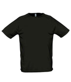 SOL'S Sporty Performance T-Shirt - Black