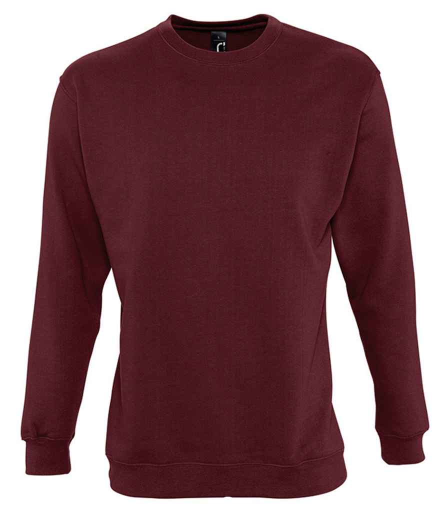 SOL'S Unisex New Supreme Sweatshirt - Burgundy