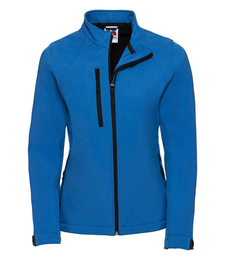 Russell Athletic Ladies Soft Shell Jacket - Azure