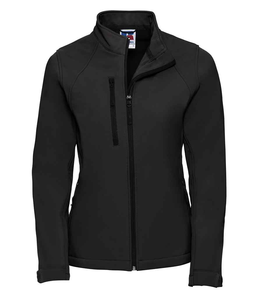 Russell Athletic Ladies Soft Shell Jacket - Black