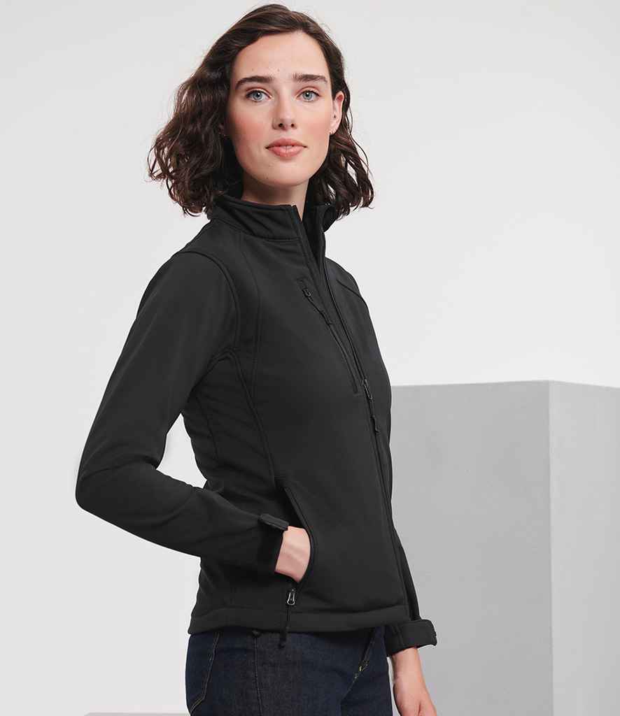 Russell Athletic Ladies Soft Shell Jacket - Black