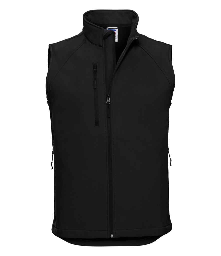 Russell Athletic Soft Shell Gilet - Black