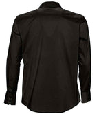 SOL'S Brighton Long Sleeve Fitted Shirt - Black