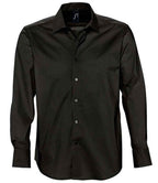 SOL'S Brighton Long Sleeve Fitted Shirt - Black