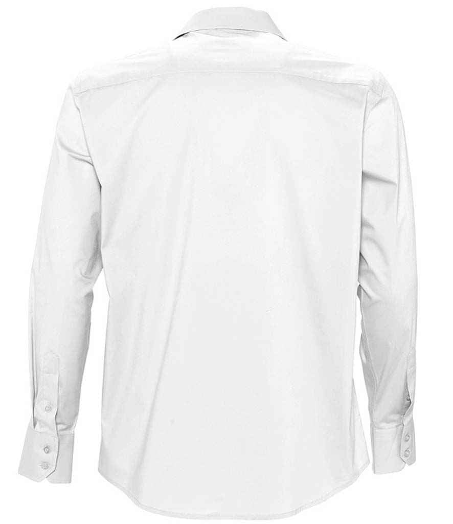SOL'S Brighton Long Sleeve Fitted Shirt - White