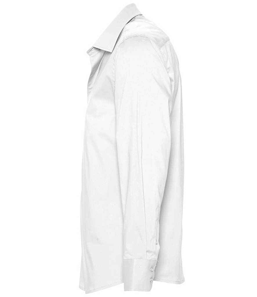 SOL'S Brighton Long Sleeve Fitted Shirt - White